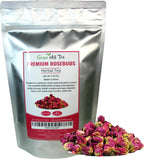 Greenhilltea Premium Dried Rose Buds Rosebud Flower Herb Loose Leaf Tea Fragrant Natural Healthy Herbal Tea 3 OZ