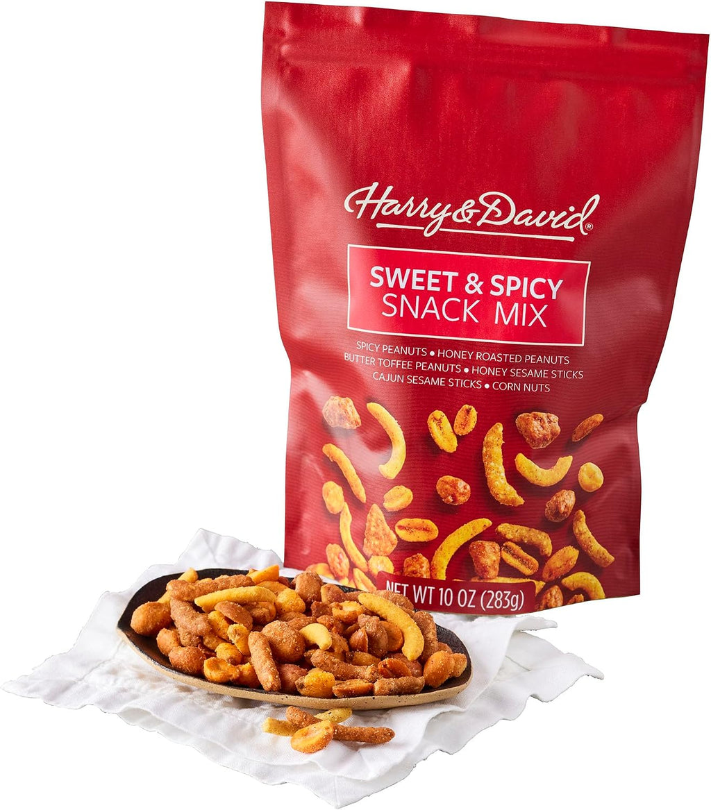 Harry & David Sweet And Spicy Snack Mix - 10Oz Bag, Sweet And Spicy Snack Mix, Movie Night Snacks, Party Mix