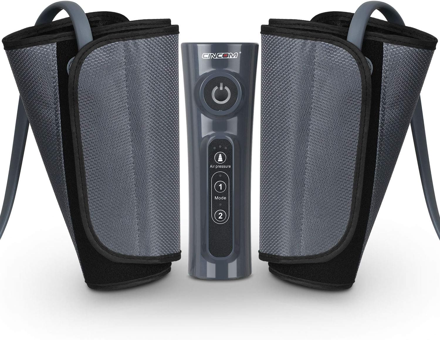 CINCOM Leg Massager for Circulation and Pain Relief, Air Compression Calf Massager with 2 Modes 3 Intensities Helpful for RLS Edema and Muscle Soreness