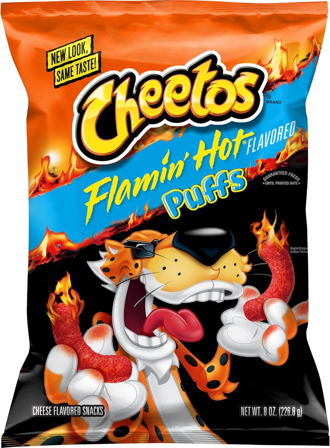 Cheetos Flamin' Hot Puffs Cheese, 8 Oz