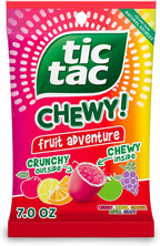TIC TAC CHEWY! Fruit Adventure Candy, Fruity Chewy Candy, 7 oz (Packaging May Vary)