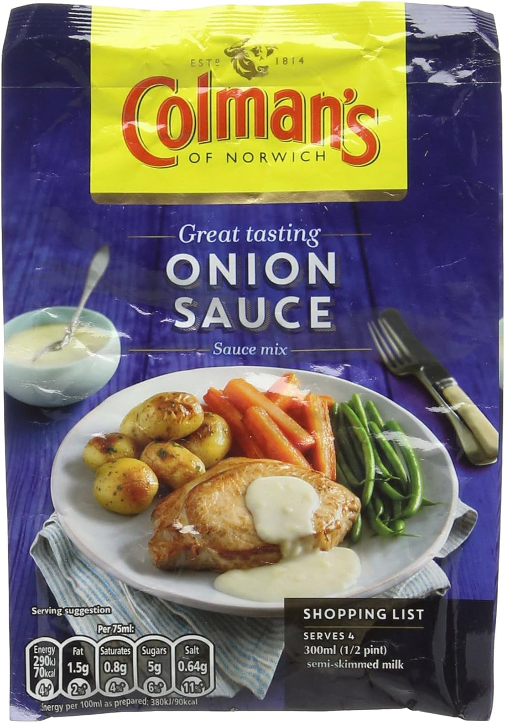 Colmans Onion Sauce Sachet 35g