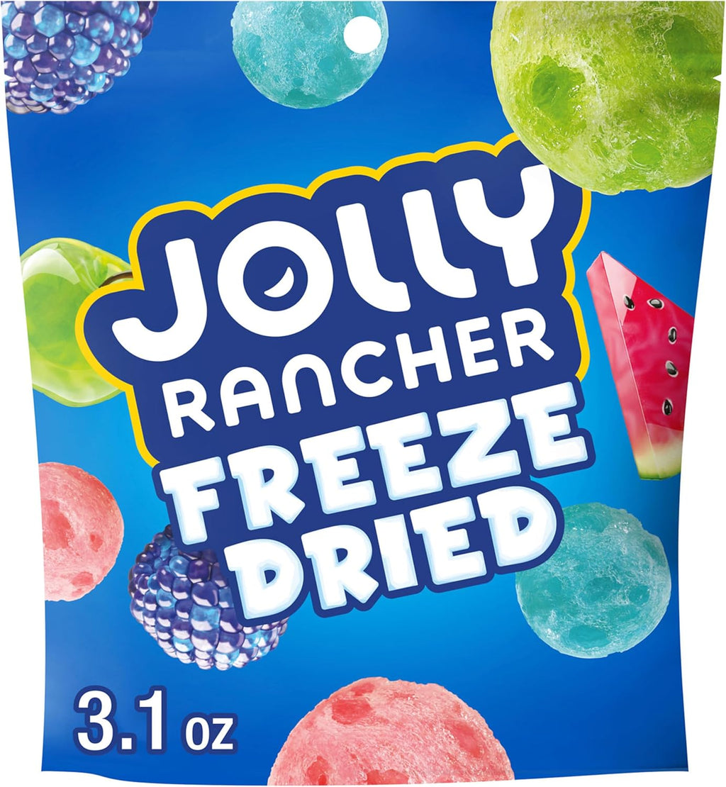 JOLLY RANCHER Freeze Dried Original Fruit Flavored Candy Bag, 3.1 oz