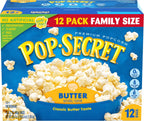 Pop Secret Butter Microwave Popcorn 12ct (3.2oz Bags), 38.4oz Box (Pack of 1)