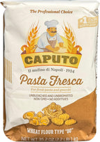00 Antimo Caputo Pasta & Gnocchi Flour 2.2 Lb Bag- Italian Double Zero Grain Type - Extracted Wheat Blend - All Natural for Pasta Fresca Dough (2.2LB Bag)