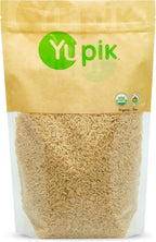 Yupik Organic Brown Jasmine Rice, Long Grains, 2.2 lb (35.2 oz), Gluten-Free, Non-GMO, Vegan, Kosher, Whole Grains, Wheat-Free, Salt-Free, Source of Fiber, Ideal for Recipes, Side Dishes & More
