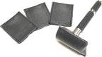 G.B.S Durable and Double Edge Leather Razor Head Sleeve, Protective Sheath Case, Pack of 3