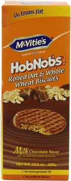 McVities Milk Chocolate Hob Nobs, 10.5-Ounce (Pack of 4)