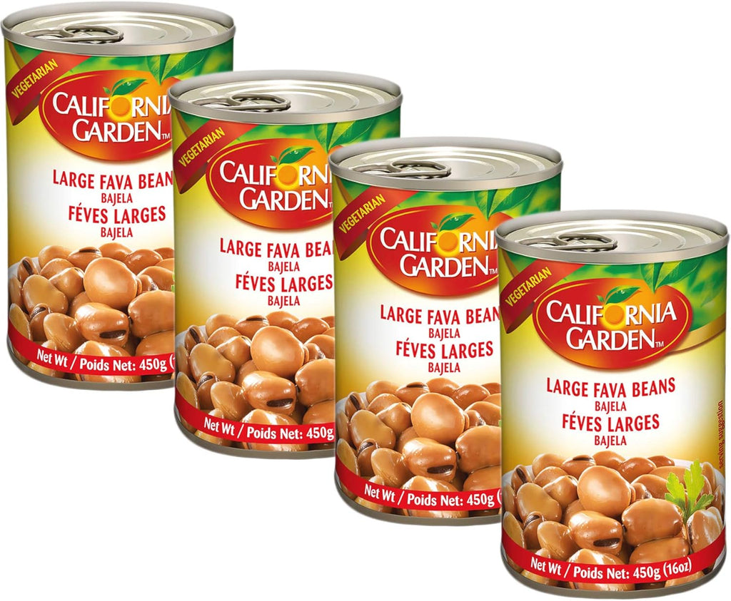California Garden Bajela Large Fava Beans 450g (4 cans)