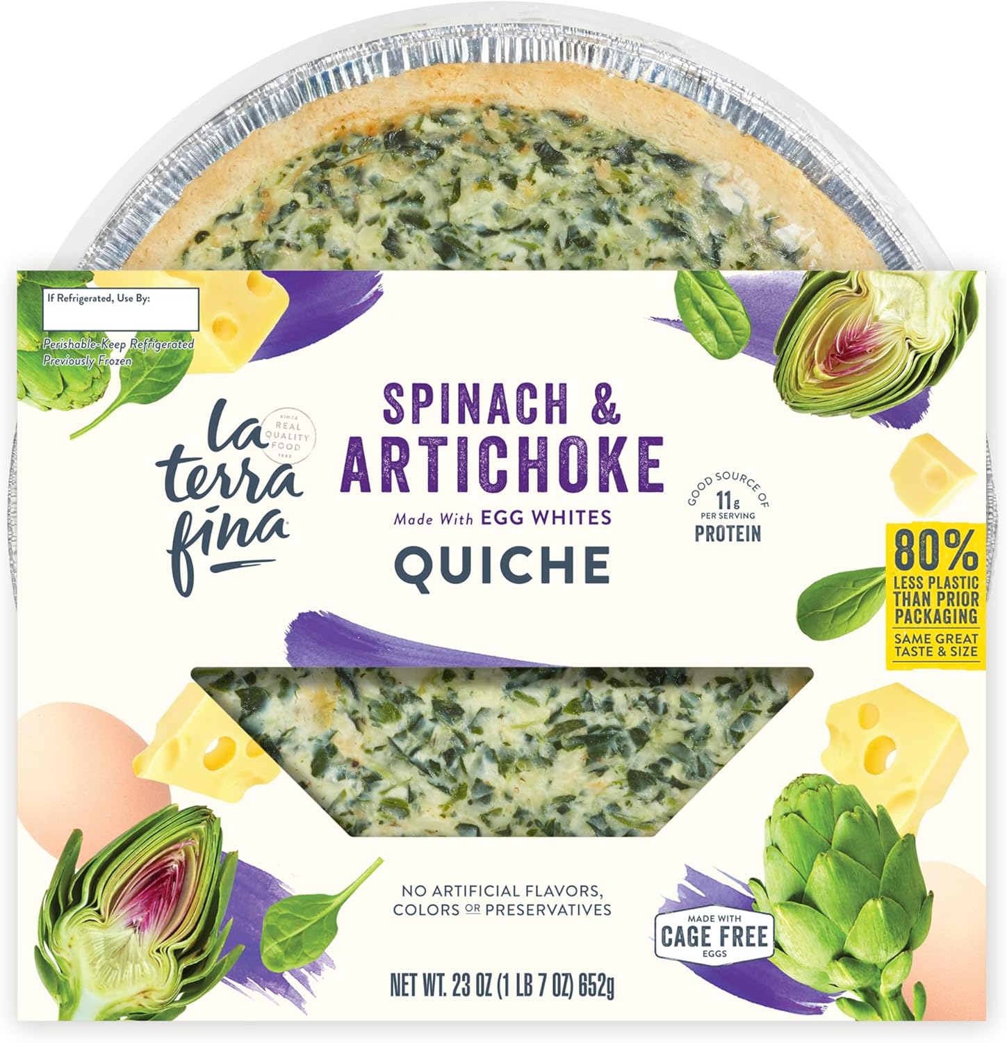 La Terra Fina Spinach & Artichoke Florentine, 23 oz(FROZEN)