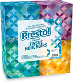 Amazon Brand - Presto! Ultra-Soft 3-Ply Premium Facial Tissues, 264 Count (4 Cube Boxes of 66), Packaging May Vary