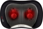 HoMedics 3D Shiatsu Full-Body Massager with Therapeutic Vibration, Soothing Heat with Deep-Kneading Massage Helps Release Tension in Neck, Back, Shoulders, Lightweight for Home, Office, Travel