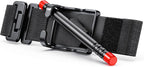 Qen Tourniquet for Severe Bleeding Control, Gear for First Aid Kits and Tourniquet Kits, Suitable for Emergencies, One-Handed Operation (Red)