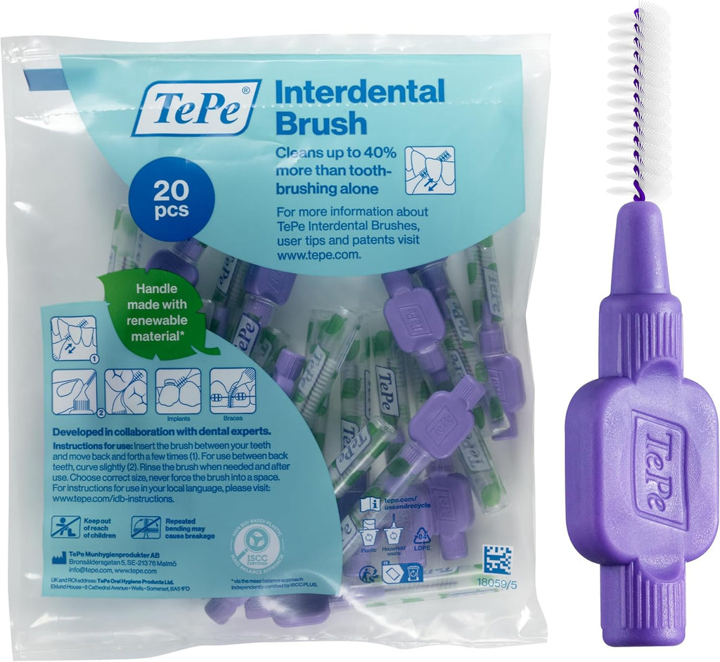 TePe® Interdental Brush Original Purple 1.1 mm 20-Pack