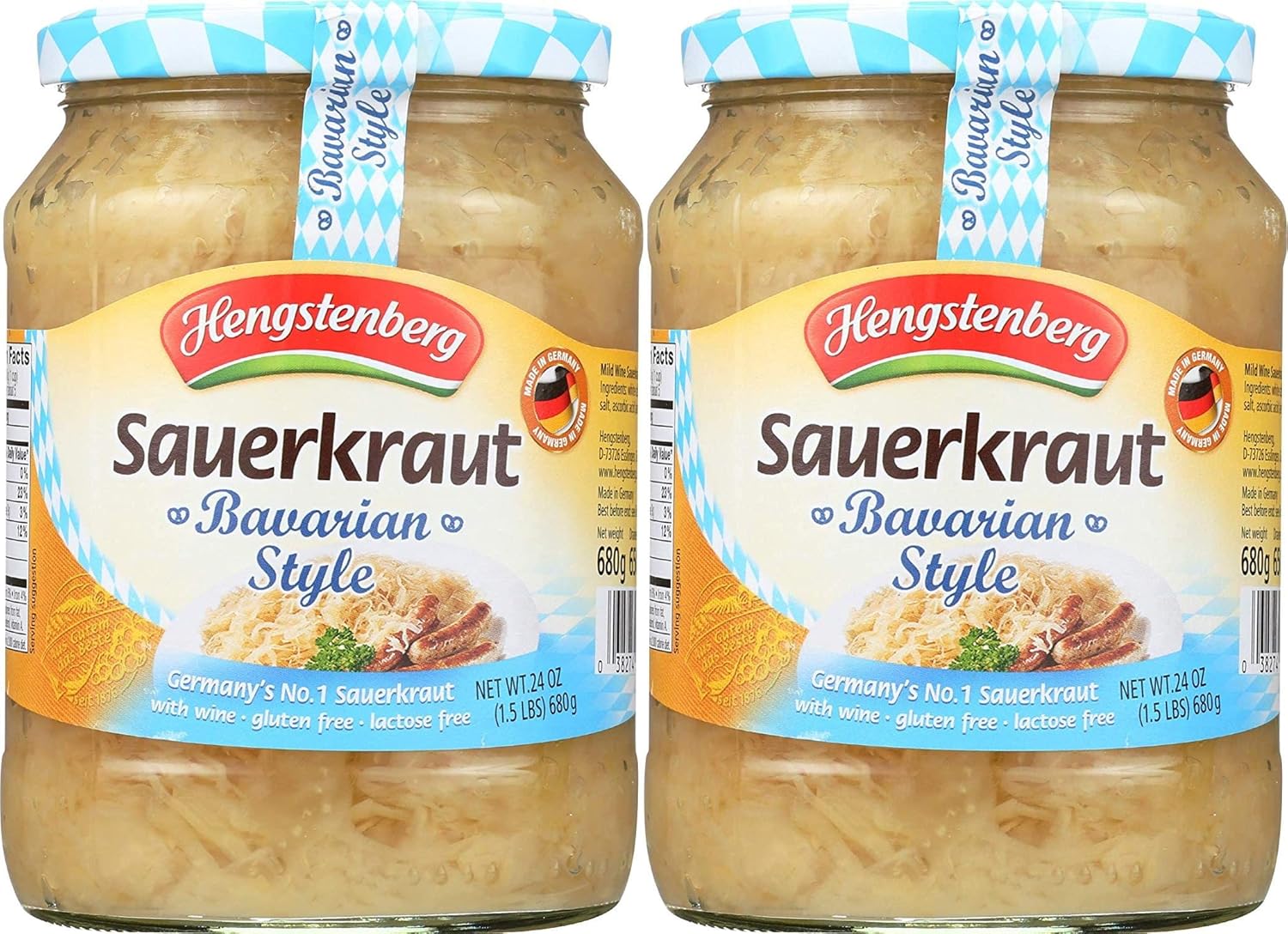 Bavarian Wine Sauerkraut Pack of 2