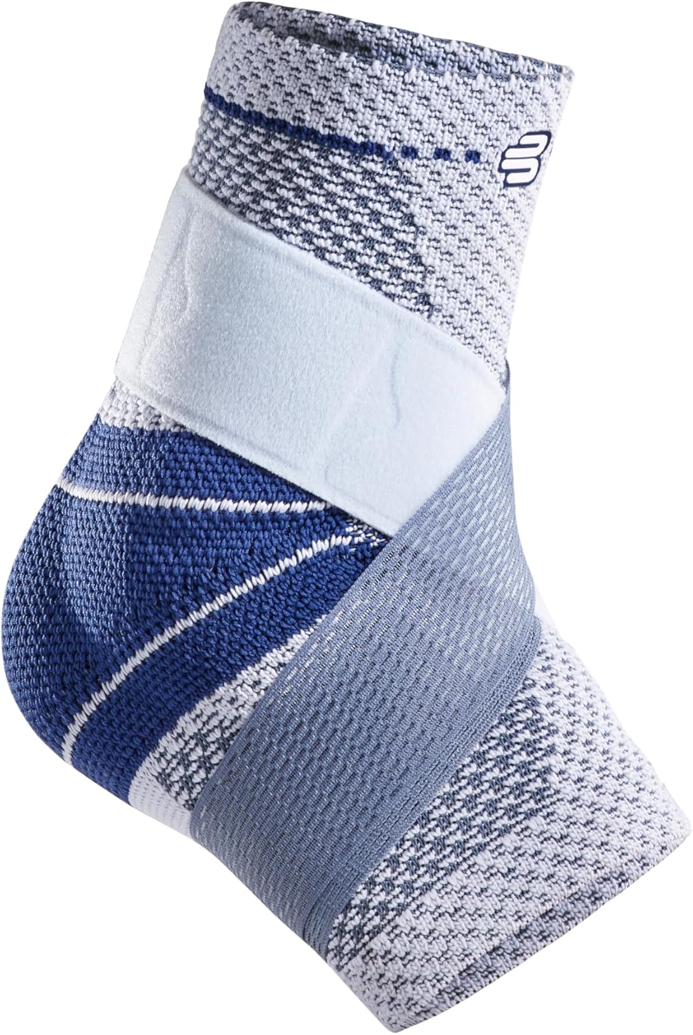 Bauerfeind - MalleoTrain Plus - Ankle Brace - Extra Stability for the Ankle Joints and Tendons - Right Foot - Size 1 - Color Titanium
