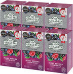 Ahmad Tea Herbal Tea, Mixed Berries & Hibiscus Teabags, 20 ct (Pack of 1) - Decaffeinated & Sugar-Free