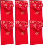 10 Pcs Chinese New Year Red Envelopes - Chinese Red Pockets, Hong Bao Lucky Money Gift Envelopes for Spring Festival, Birthday, Wedding