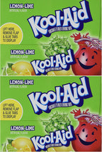 Kool-Aid Lemon-Lime Unsweetened Soft Drink Mix, 0.13-Ounce Packets (Pack of 96)