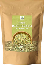 Diyon's dried lemon grass cut 4 oz (113g) All Natural From Sri Lanka Packed with stand up resealable pouch.