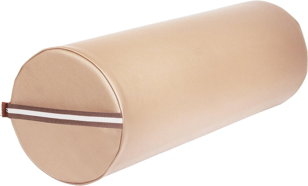 Master Massage 9" Large Full Round Bolster Pillow Cushion – Premium Semi-Round Support for Massage Tables, 9"x26", Cream – Ideal for Comfort & Positioning