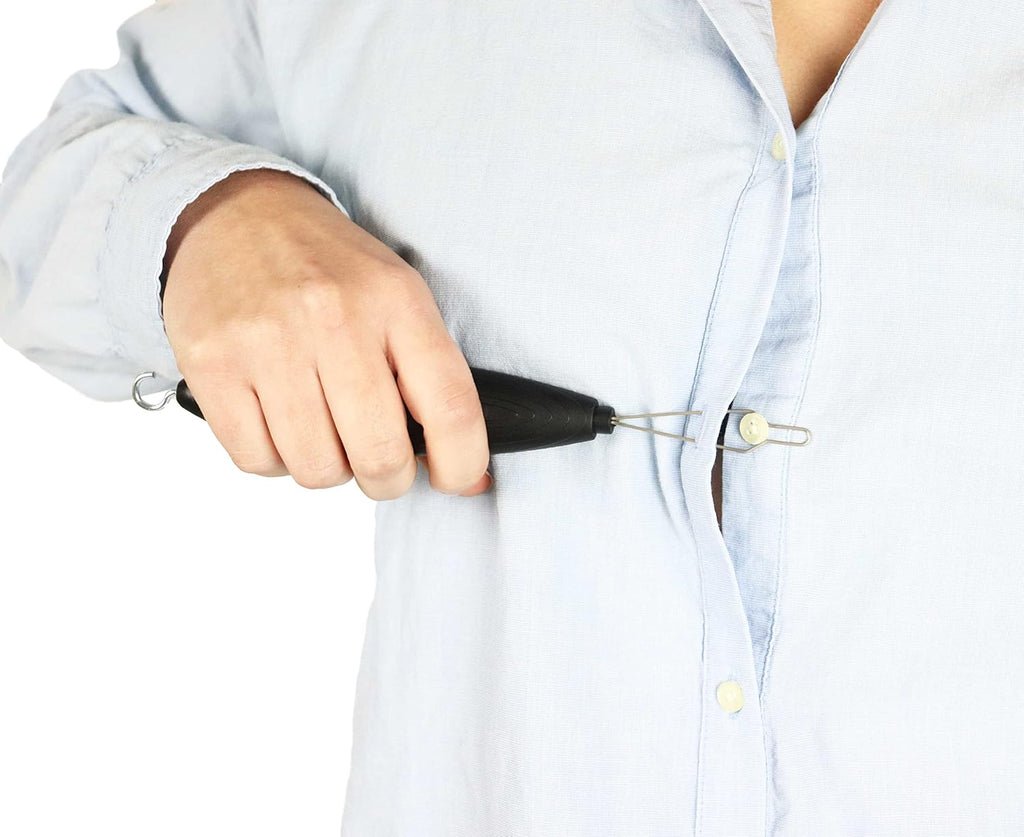 PEPE Mobility Button Hook & Zip Puller (2 in 1), Button Fastener Tool Assist, Helper Device, Button Shirts Aid, Disability, Handicapped and Seniors