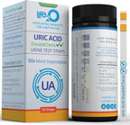 life2O DoubleCheck ✓✓ Uric Acid Urine Test Strips, 50x More Dependable Urinalysis Testing Kit for Gout, Kidney Function, Dietary Intake, Metabolism, Kidney Stones and More