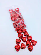 Red Foiled Chocolate Hearts