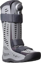 Ossur Rebound Air Walker Boot with Compression Adjustable Comfortable Straps & Air Pump Rocker Bottom | For Ankle Sprains, Stable Fractures, Tendon Sprains, & Post-Operative Rehab | (High Top, S)