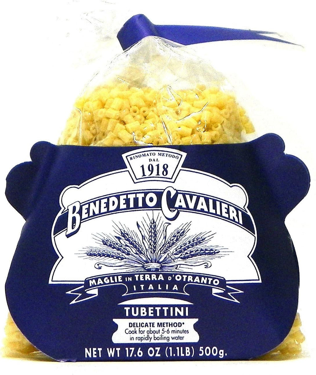 Benedetto Cavalieri Tubettini Rigate Artisan Pasta, 17.6-Ounce