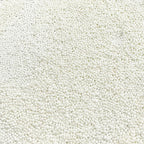 Homipooty Nonpareils Sprinkles Edible White Pearl Sugar sprinkles 110g/3.88oz 2mm Mini White Pearls Baking Cakes Cupcake Topper and Cake Decorations for Valentines Day Halloween Christmas