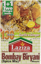 Laziza Bombay Biryani Masala, 130-Gram Boxes (Pack of 6)