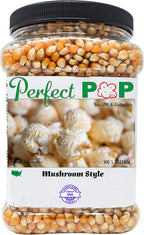 Concession Essentials Premium Gourmet Mushroom Extra Large Popcorn Kernels - 4lbs