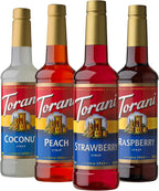 Torani Syrup Variety Packs, Soda Mix, 25.4 fl oz (Set of 4)