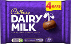 Cadbury Dairy Milk Chocolate 4pk Bar from the UK (Single Pack) 108.8g