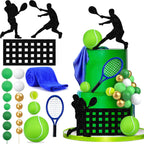 23 PCS Tennis Cake Toppers Sports Ball Cake Decorations for Baby Shower Birthday Party Decorations Supplies