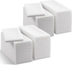 LEKOCH Disposable Linen-Feel Guest Towels, 12" x 17" Cloth-Like Hand Bathroom Towel, Soft & Absorbent Paper Napkin for Kitchen, Bathroom, Party, Wedding - 200 Count