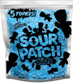 SOUR PATCH KIDS Blue Raspberry Soft & Chewy Candy, 5 lb Bag