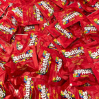Skittles Original Flavor Fun Size Bulk 7 Lbs Candy Coated Fruit Chews Individually Wrapped Party Share Size Mini Packs In Resealable Bag (112-Oz)