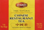 Dynasty 100% Natural Chinese Restaurant Tea Net Weight 1.13 oz. (32g) pack of 16 teabags