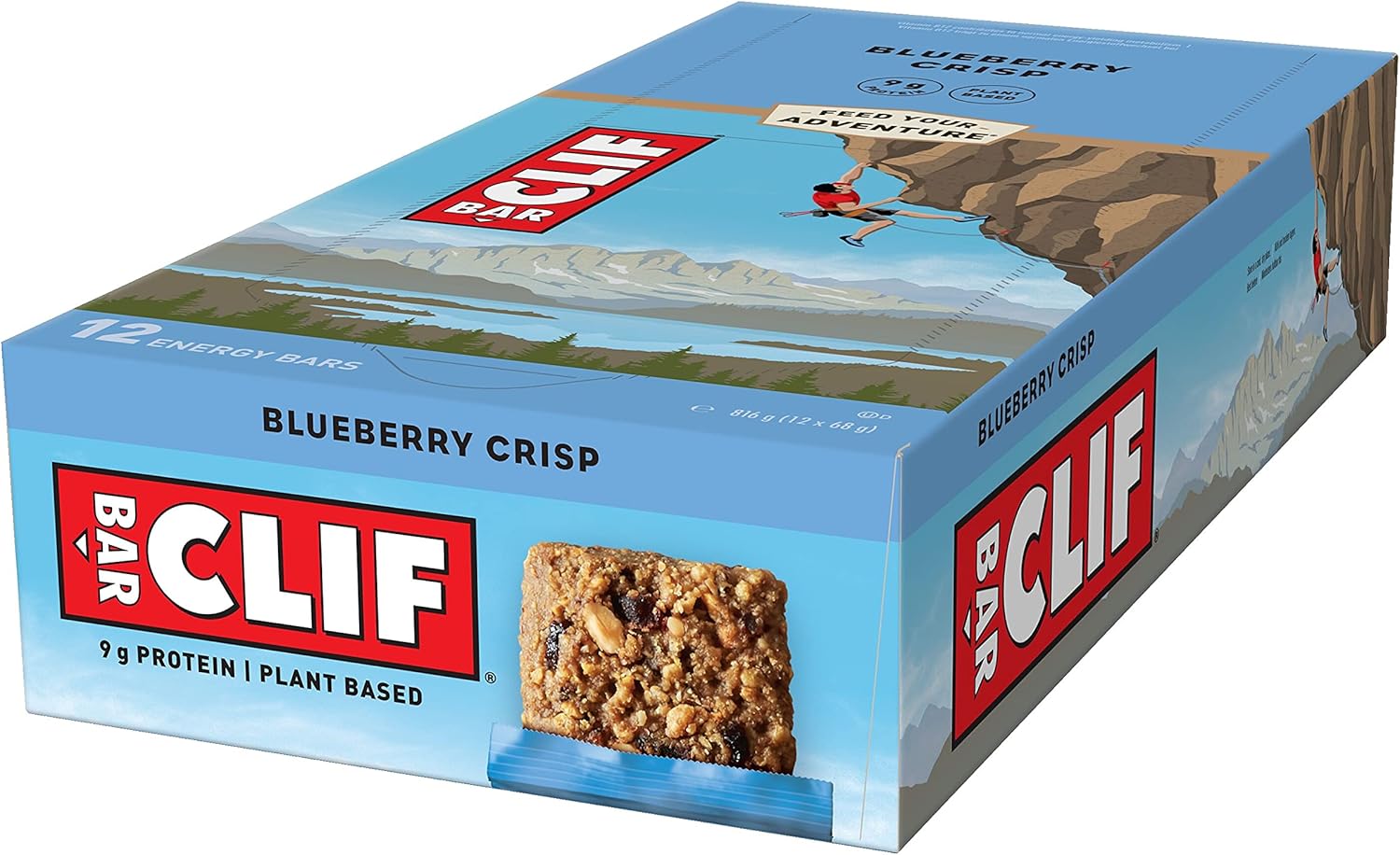 Clif Bars Blueberry Crisp Clif Bar (12x2.4oz)