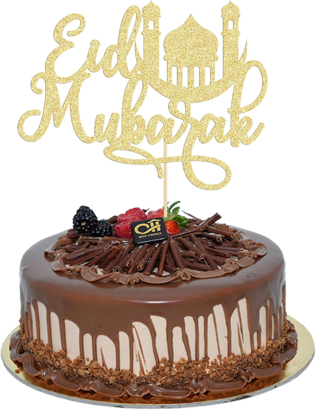1 Pack Eid Mubarak Cake Topper Gold Glitter Moon Star Hajj Eid Cake Picks Islamic Muslim Festival Ramadam Kareem Party Cake Decorations Supplies