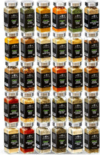 The Spice Lab Complete Organic Spices and Seasonings Set - 30 Jar Spice Kit Variety Pack - Complete Starter Spice Set Great BBQ, Grilling and Spice Gift Sets - Ultimate Culinary Cooking Spices Set