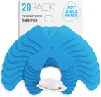 Not Just A Patch Omnipod 5 Adhesive Patches (20 Pack) - Durable for Active Lifestyle for 10-14 Days - Omnipod Covers in Blue