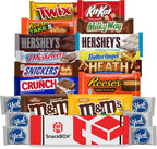 SnackBOX Chocolate Candy Bar Snacks BOX Care Package | Variety Pack (20 Count) | Easter Holiday, Teachers, Back to School, Student, College, Candy, Date Night, Gift Baskets, Student, Birthday, Office, Gift Ideas