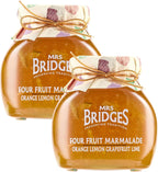 Mrs Bridges Four Fruit Marmalade, Made in Scotland, 12oz Jar (Pack of 2)