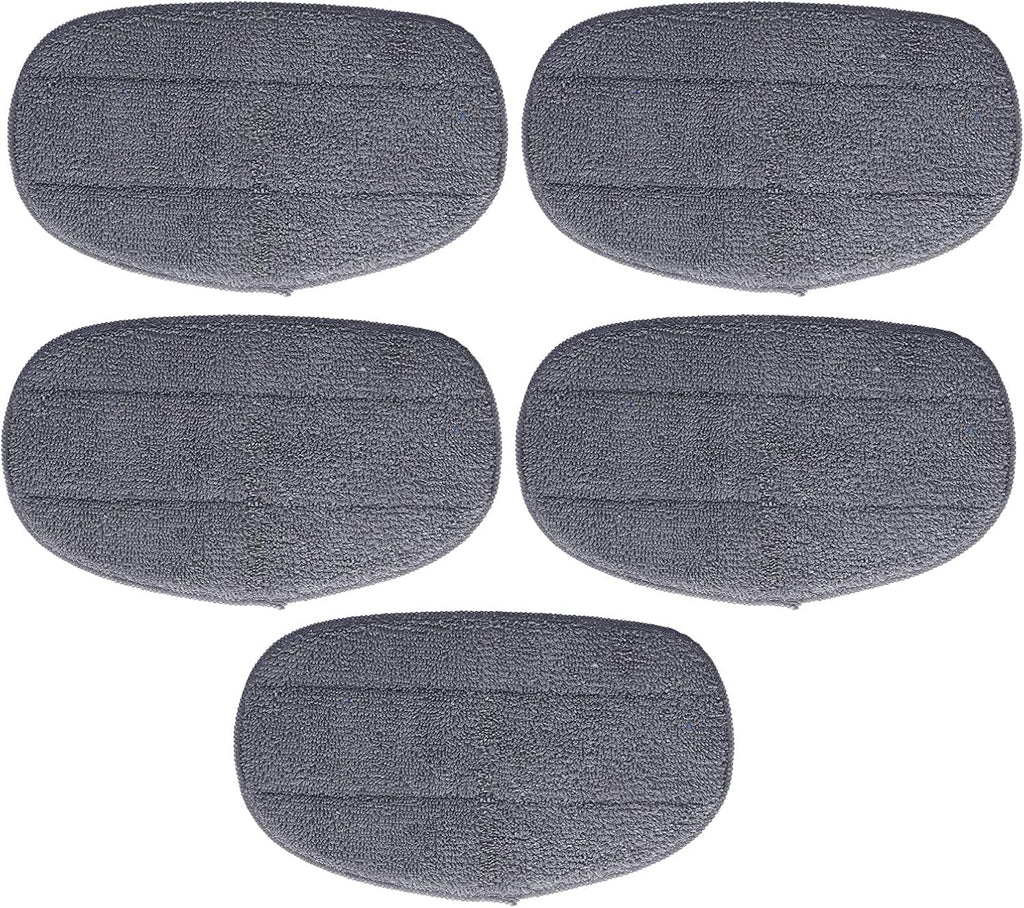 5PCS Steam Mop Cloth Replacement Pads, Ultrafine Fiber Mop Pads for Leifheit CleanTenso, High Absorption Cleaning Cloths with Secure Fit for Steam Mops