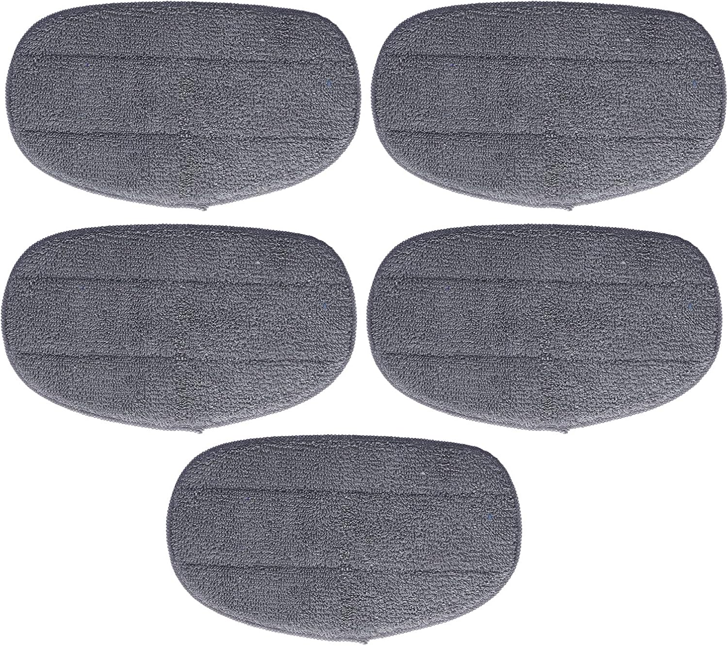 5PCS Steam Mop Cloth Replacement Pads, Ultrafine Fiber Mop Pads for Leifheit CleanTenso, High Absorption Cleaning Cloths with Secure Fit for Steam Mops
