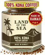 KONA COFFEE 100% - Premium Freeze Dried Instant Coffee - Low Acid Coffee - Medium Roast Arabica Hawaiian Coffee, 1.5oz (1 Pack | 22 Servings)