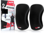 Rocktape Assassins Knee Compression Sleeves, Knee Brace for Weightlifting, Cross Training & Working Out - Reduce Strain & Swelling (2 Sleeves)